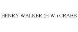 HENRY WALKER (H.W.) CRABB trademark