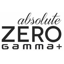 ABSOLUTE ZERO GAMMA + trademark