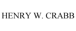 HENRY W. CRABB trademark