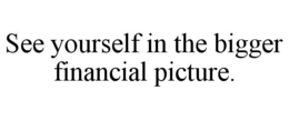 SEE YOURSELF IN THE BIGGER FINANCIAL PICTURE. trademark