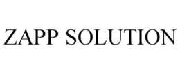 ZAPP SOLUTION trademark