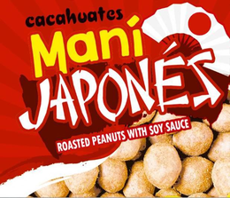 CACAHUATES MANI JAPONES ROASTED PEANUTSWITH SOY SAUCE trademark