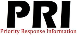 PRI PRIORITY RESPONSE INFORMATION trademark