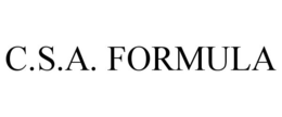 C.S.A. FORMULA trademark