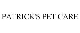 PATRICK'S PET CARE trademark