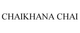 CHAIKHANA CHAI trademark