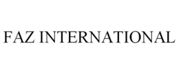 FAZ INTERNATIONAL trademark