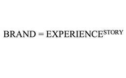 BRAND = EXPERIENCESTORY trademark