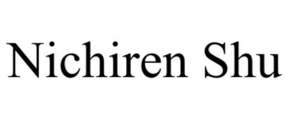 NICHIREN SHU trademark