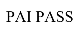 PAI PASS trademark