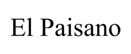 EL PAISANO trademark