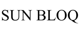 SUN BLOQ trademark