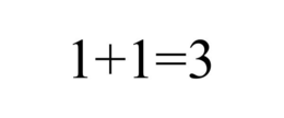 1+1=3 trademark