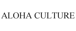 ALOHA CULTURE trademark