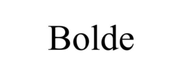 BOLDE trademark