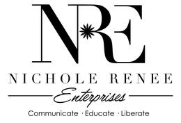 NRE NICHOLE RENEE ENTERPRISES COMMUNICATE · EDUCATE · LIBERATE trademark