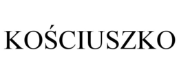 KOSCIUSZKO trademark