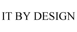 IT BY DESIGN trademark
