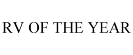 RV OF THE YEAR trademark