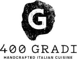 G 400 GRADI HANDCRAFTED ITALIAN CUISINE trademark