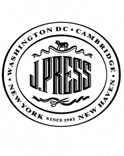 J. PRESS NEW YORK · WASHINGTON DC · CAMBRIDGE · NEW HAVEN SINCE 1902 trademark