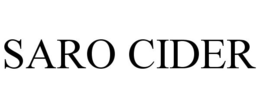 SARO CIDER trademark
