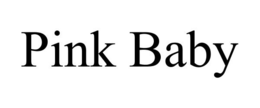 PINK BABY trademark