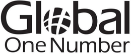 GLOBAL ONE NUMBER trademark