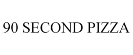 90 SECOND PIZZA trademark
