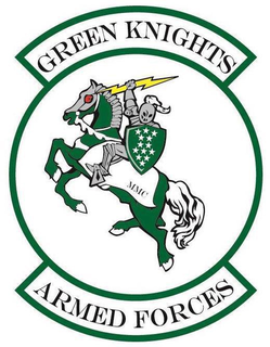 GREEN KNIGHT ARMED FORCES MMC trademark