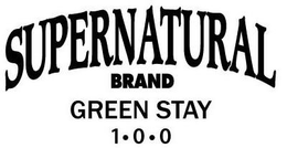 SUPERNATURAL BRAND GREEN STAY 1·0·0 trademark