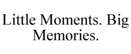 LITTLE MOMENTS. BIG MEMORIES. trademark