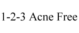 1-2-3 ACNE FREE trademark