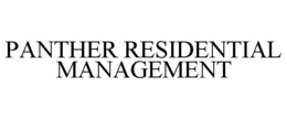 PANTHER RESIDENTIAL MANAGEMENT trademark