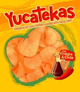 YUCATEKAS VINEGAR & HOT CHILLI PEPPER FLAVORED WITH YUCCA CHIPS CON VINAGRE & CHILE trademark