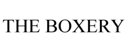 THE BOXERY trademark