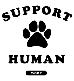 SUPPORT HUMAN WOOF trademark