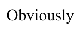 OBVIOUSLY trademark