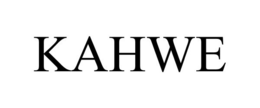 KAHWE trademark