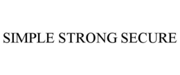 SIMPLE STRONG SECURE trademark