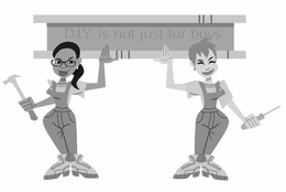 D.I.Y. IS NOT JUST FOR BOYS trademark