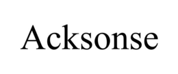 ACKSONSE trademark