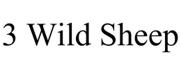 3 WILD SHEEP trademark