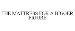 THE MATTRESS FOR A BIGGER FIGURE trademark