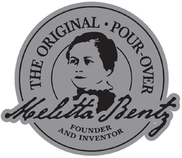 THE ORIGINAL POUR OVER · MELITTA BENTZ FOUNDER AND INVENTOR trademark