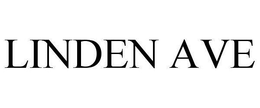 LINDEN AVE trademark