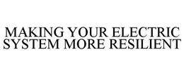 MAKING YOUR ELECTRIC SYSTEM MORE RESILIENT trademark