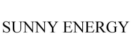 SUNNY ENERGY trademark