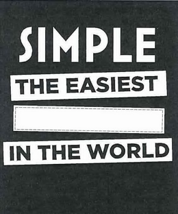 SIMPLE THE EASIEST IN THE WORLD trademark