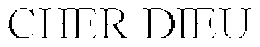 CHER DIEU trademark